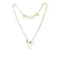 Short necklace - TINY PALOMA 40 - Green onyx