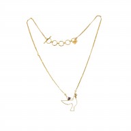 Short necklace - TINY PALOMA 40 - Amethyst