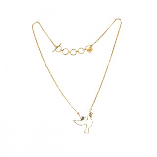 Short necklace - TINY PALOMA 40 - Zircon