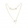 Short necklace - TINY PALOMA 40 - Zircon