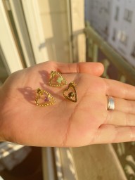 Tiny CRUSH Earrings- Amethyst