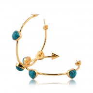 Earrings FARANDOLE - Turquoise