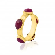 RING COURONNE - Raw Ruby