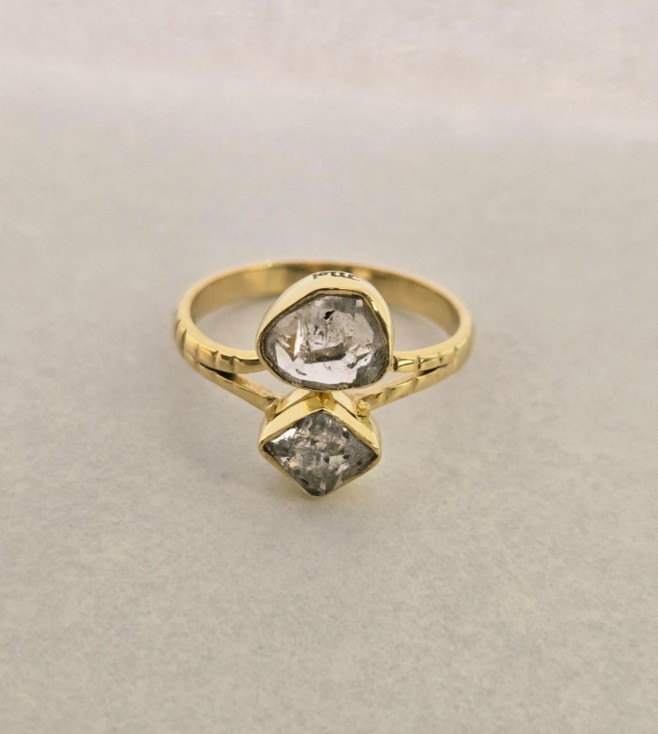 Toi & Moi - Herkimer Diamant