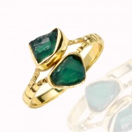 Toi & Moi - Green onyx