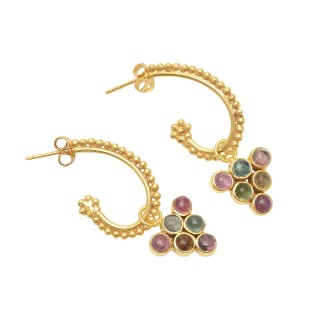 BOUCLES BOMBAY - Tourmaline Watermelon