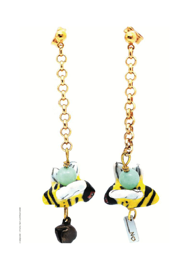 Earrings BEE - Aventurine